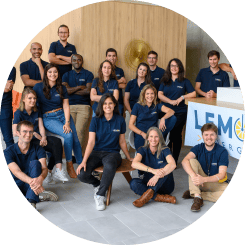 Lemon Energy team photo at Playground Paris Saclay